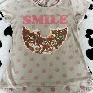 Girl’s donut graphic tee